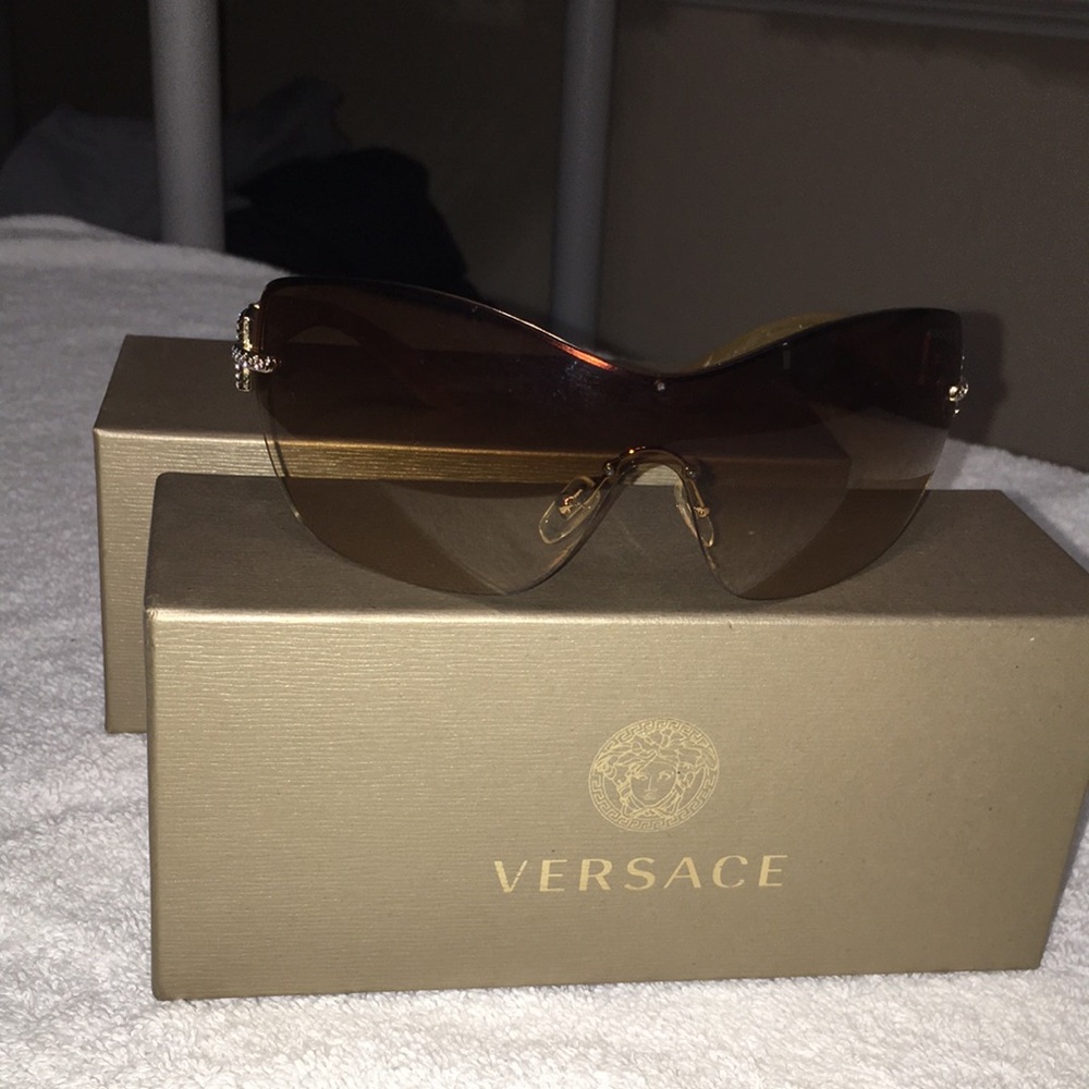 Versace Women's Sunglasses - Brown